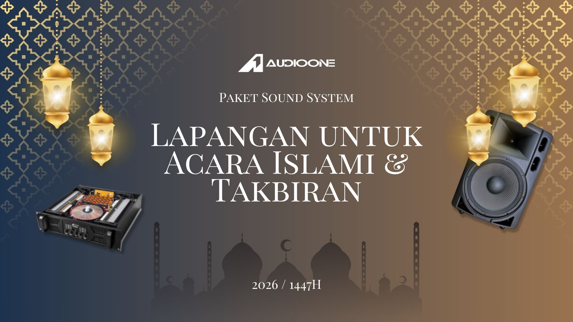 Rekomendasi Paket Sound System Lapangan Terbaik untuk Acara Islami & Takbiran yang Powerful