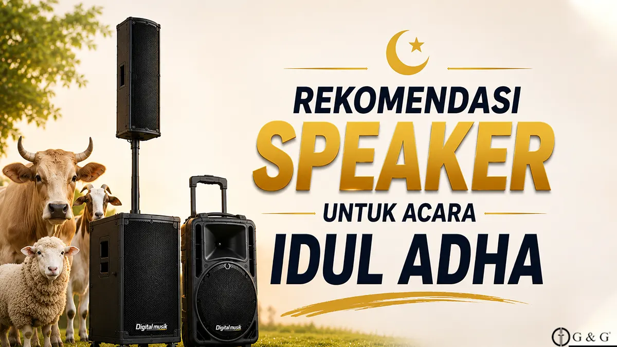 Sound system profesional untuk acara Idul Adha outdoor