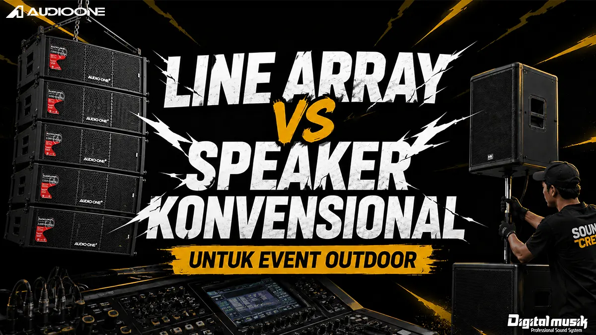 Line Array vs Speaker Konvensional untuk Event Outdoor