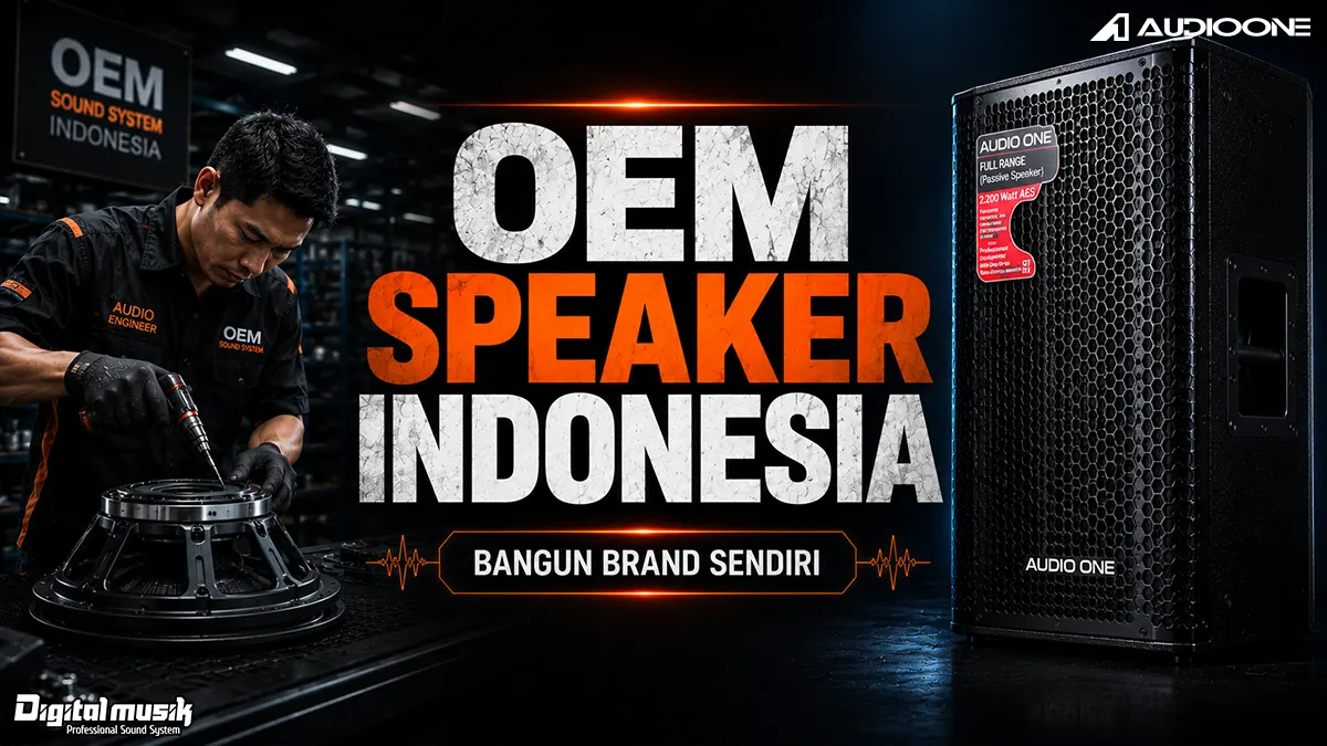 OEM Sound System Indonesia: Cara Membangun Brand Speaker Sendiri Tanpa Punya Pabrik