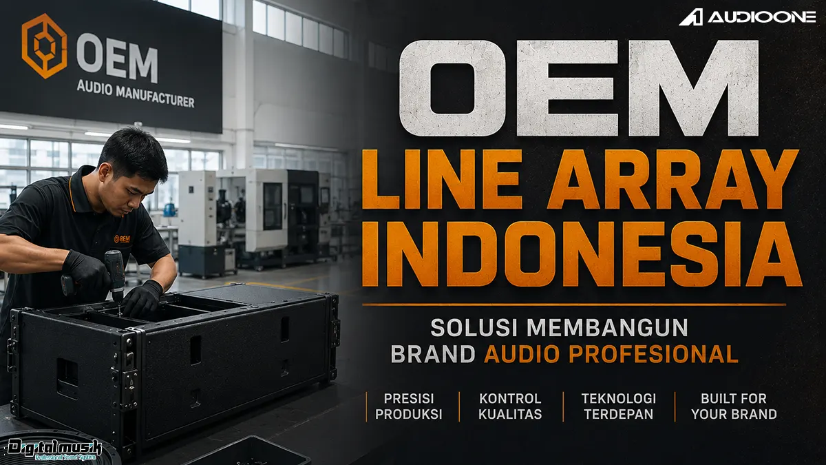 OEM Line Array Indonesia: Solusi Membangun Brand Audio Profesional