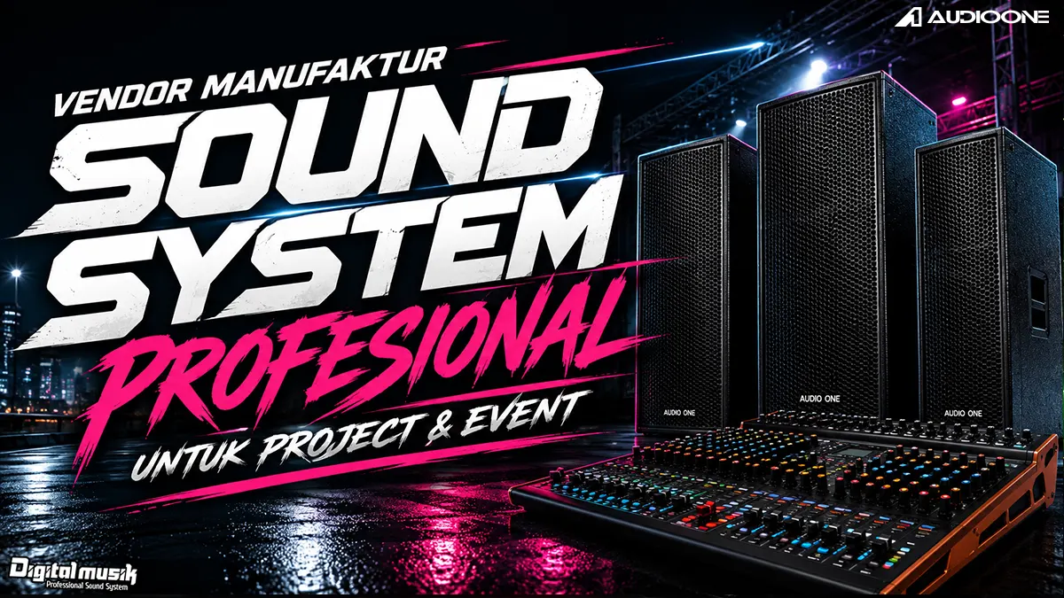 Vendor Manufaktur Sound System Profesional untuk Project dan Event