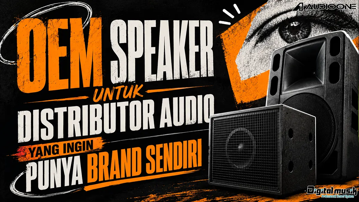 OEM Speaker untuk Distributor Audio yang Ingin Punya Brand Sendiri