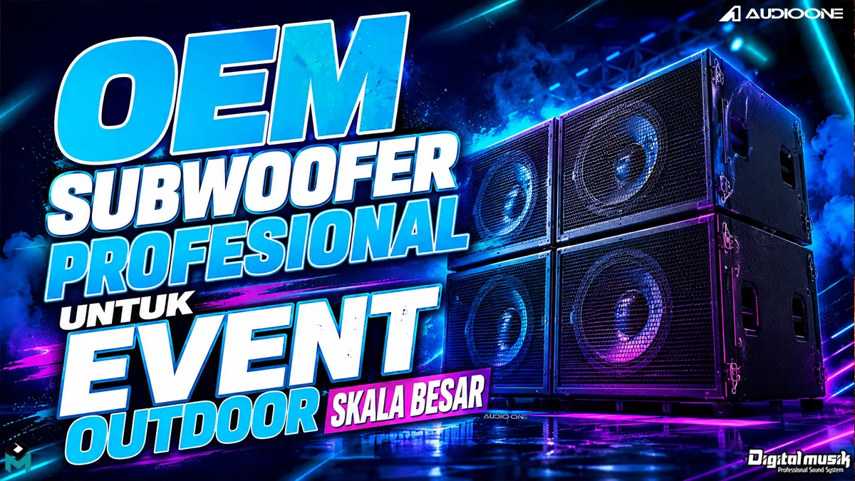 OEM Subwoofer Profesional untuk Event Outdoor Skala Besar: Solusi Performa Tinggi