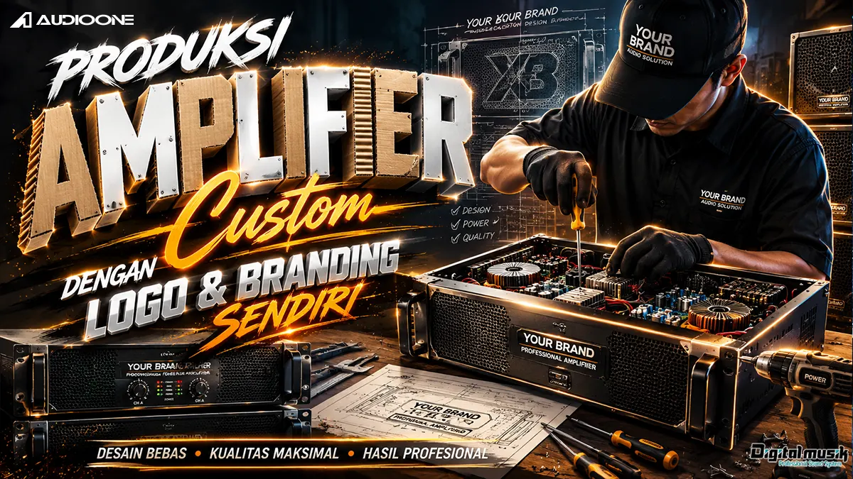Produksi Amplifier Custom dengan Logo dan Branding Sendiri: Solusi Branding Profesional