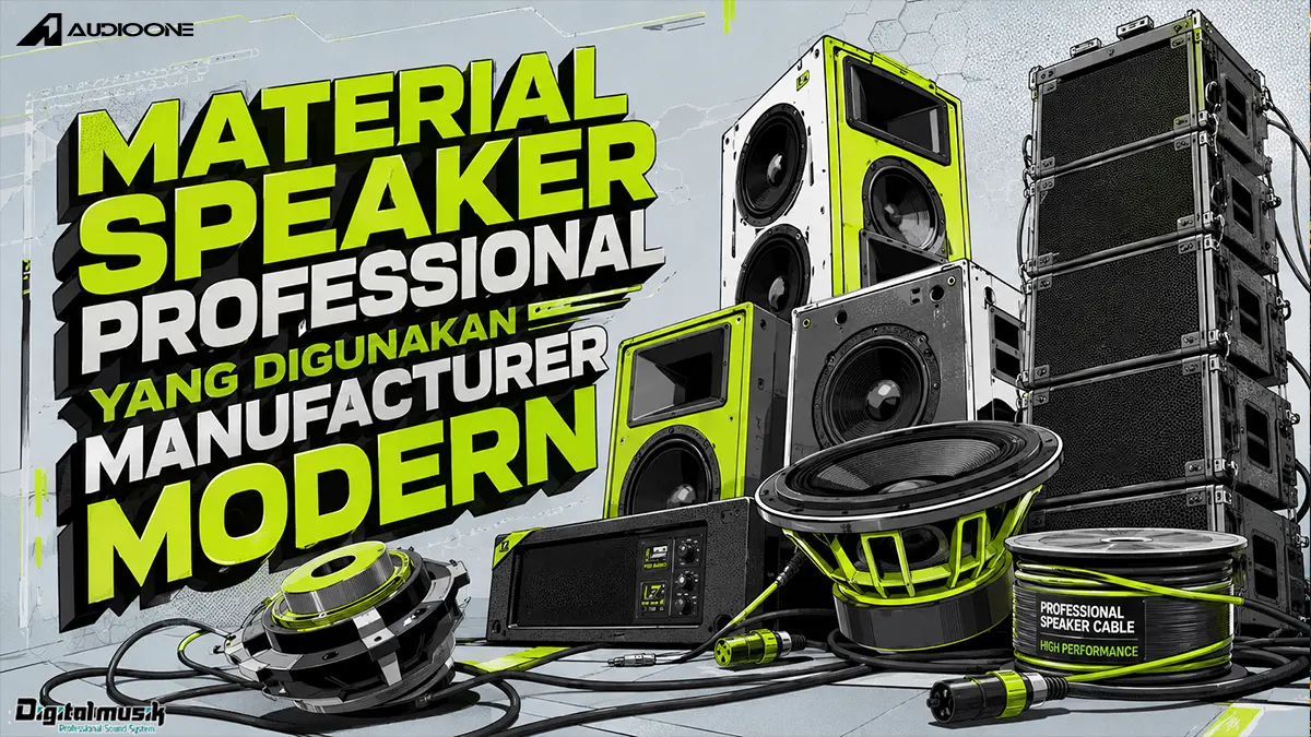 Material Speaker Professional yang Digunakan Manufacturer Modern: Panduan untuk Brand Audio